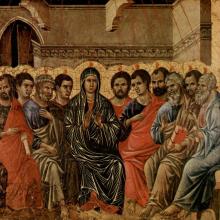 Pentecost depiction by Duccio di Buoninsegna via http://bit.ly/w3Q6IA Pentecost depiction by Duccio di Buoninsegna via http://bit.ly/w3Q6IA