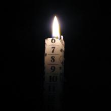 Kalenderlys (Advent candle) - Image via Wiki Commons http://bit.ly/rqjL59 Kalenderlys (Advent candle) - Image via Wiki Commons http://bit.ly/rqjL59