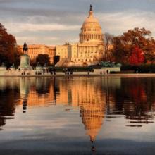 The U.S. Capitol building at sunset. RNS photo by spleeness via Flickr (http://flic.kr/p/dvwqfk). RNS photo by spleeness via Flickr (http://flic.kr/p/dvwqfk).