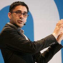Umair Haque speaking at the 2009 NEXT conference in Berlin. Via Wylio http://bit.ly/AugRQB Umair Haque via Wylio http://bit.ly/AugRQB