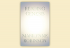 The image shows the cover of "Reading Genesis" by Marilynne Robinson 