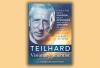 The image shows the cover of the film "Teilhard Visonary Scientist" and has a picture of an older white priest and the solar system